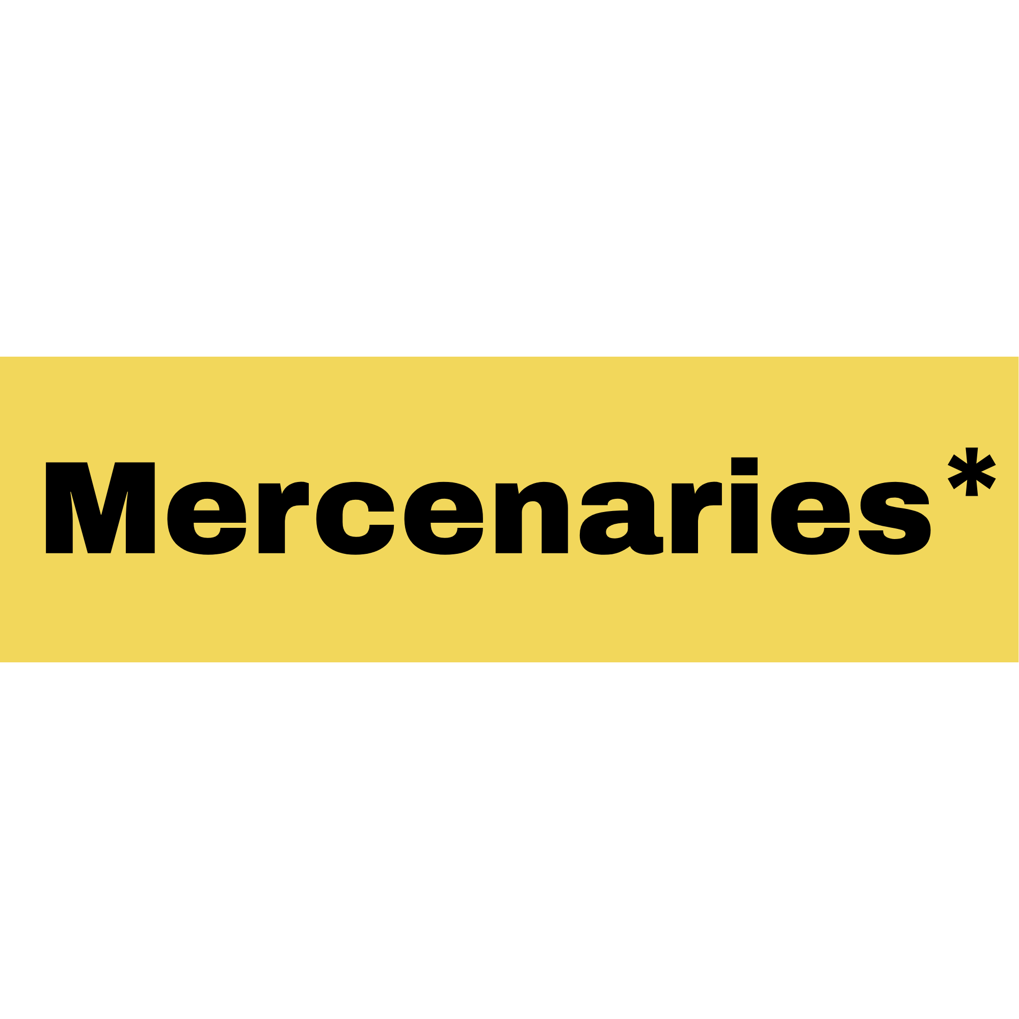 Mercenaries logo
